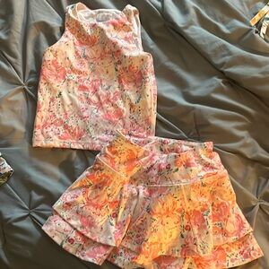 Sweet honey skort set